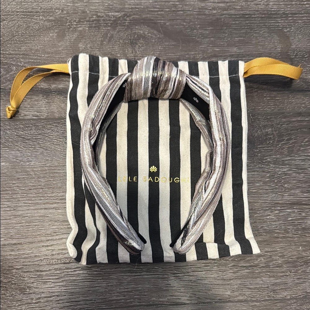 Lele Sadoughi Metallic Headband